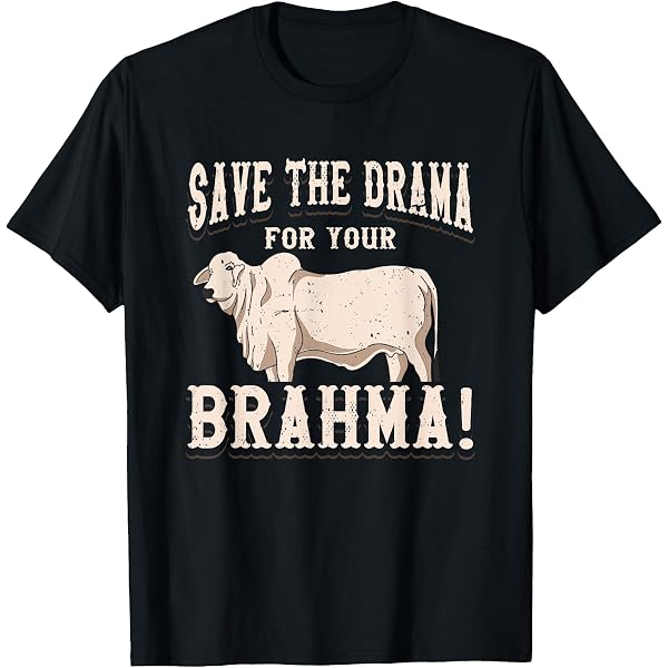 Amazon.com: Brahman Bull Cattle Mini Zebu Cow T-Shirt : Clothing